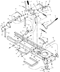 Part Location Diagram of 94015E700 Murray Bracket, Pivot